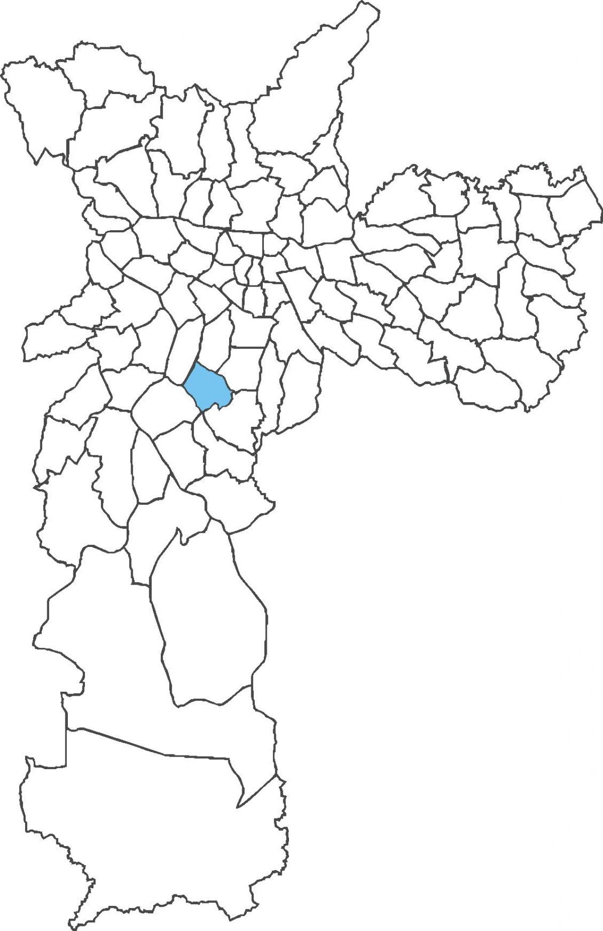 Kaart van Campo Belo wijk