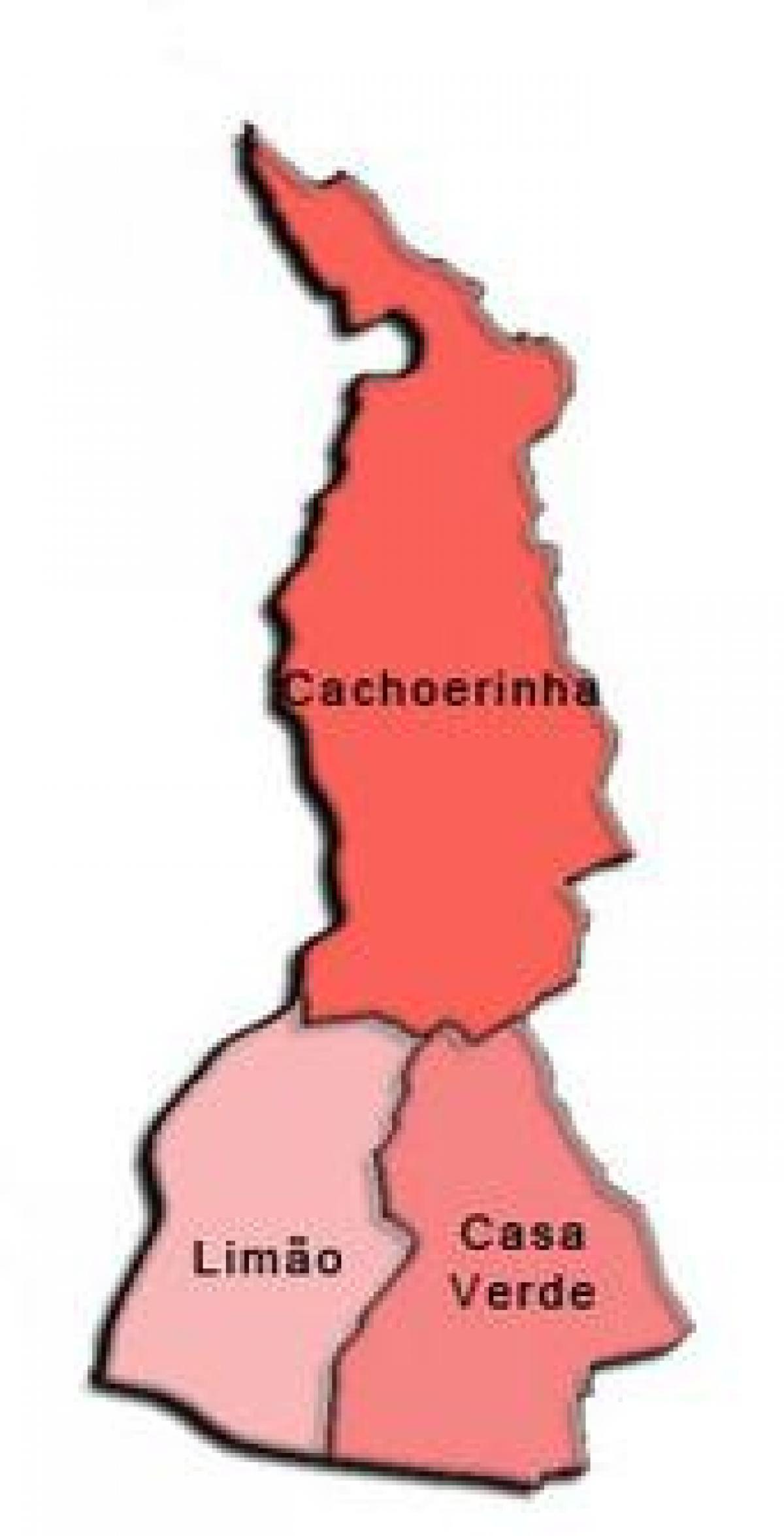 Kaart van Casa Verde, sub-prefectuur