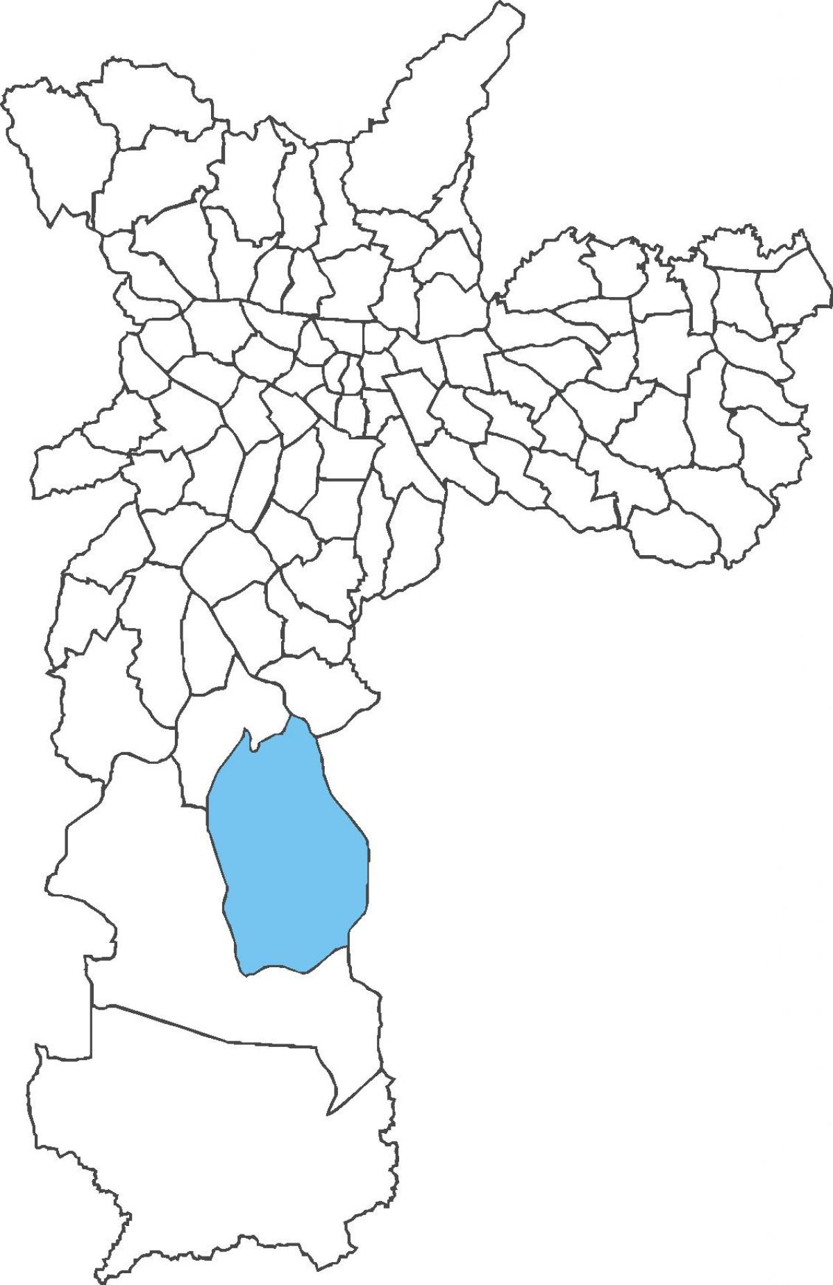 Kaart van Grajaú wijk