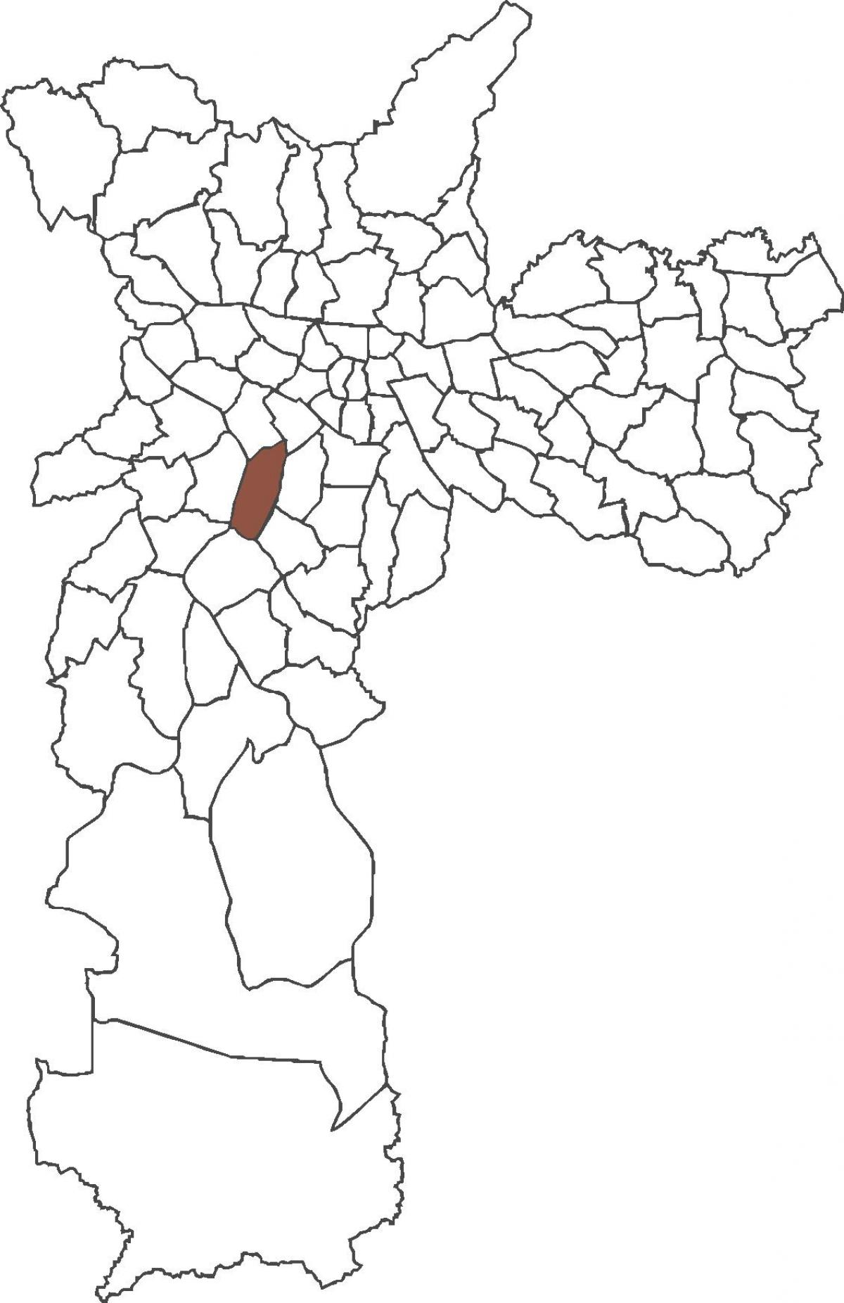 Kaart van de wijk Itaim Bibi