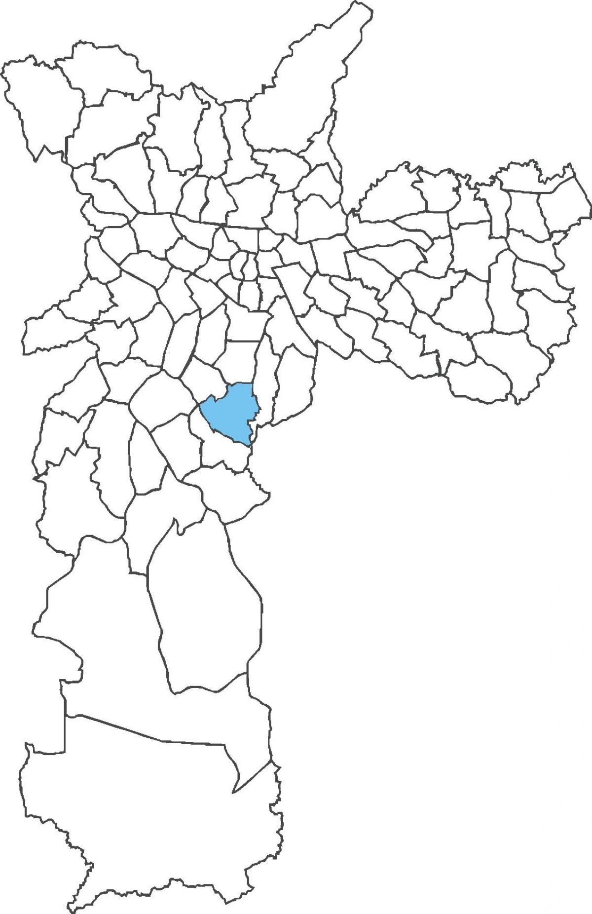 Kaart van Jabaquara wijk