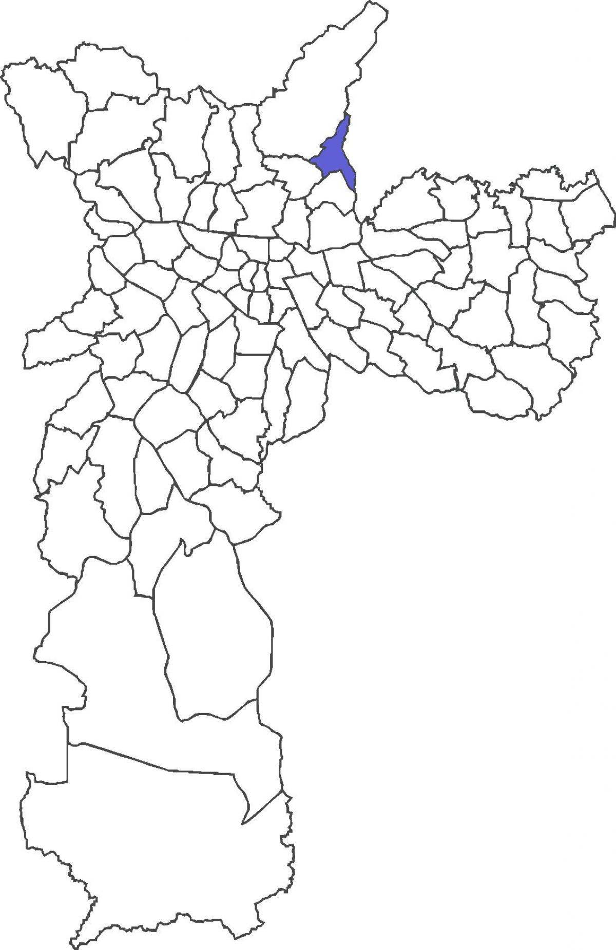 Kaart van Jaçanã wijk