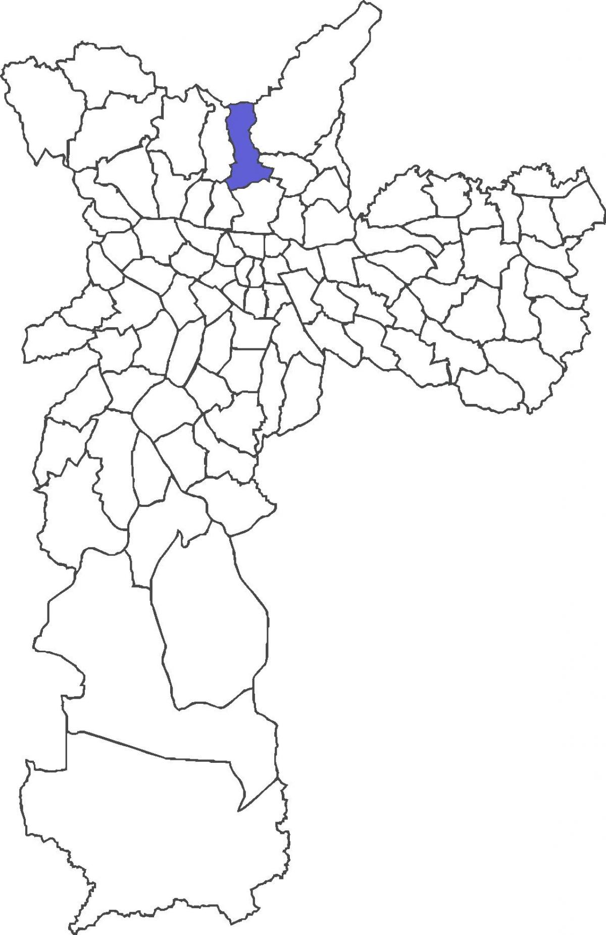 Kaart van Mandaqui wijk