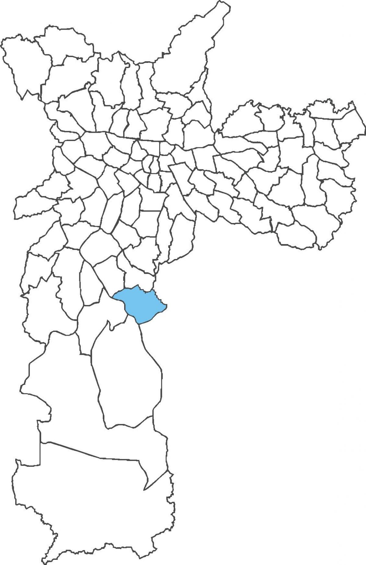 Kaart van Pedreira wijk