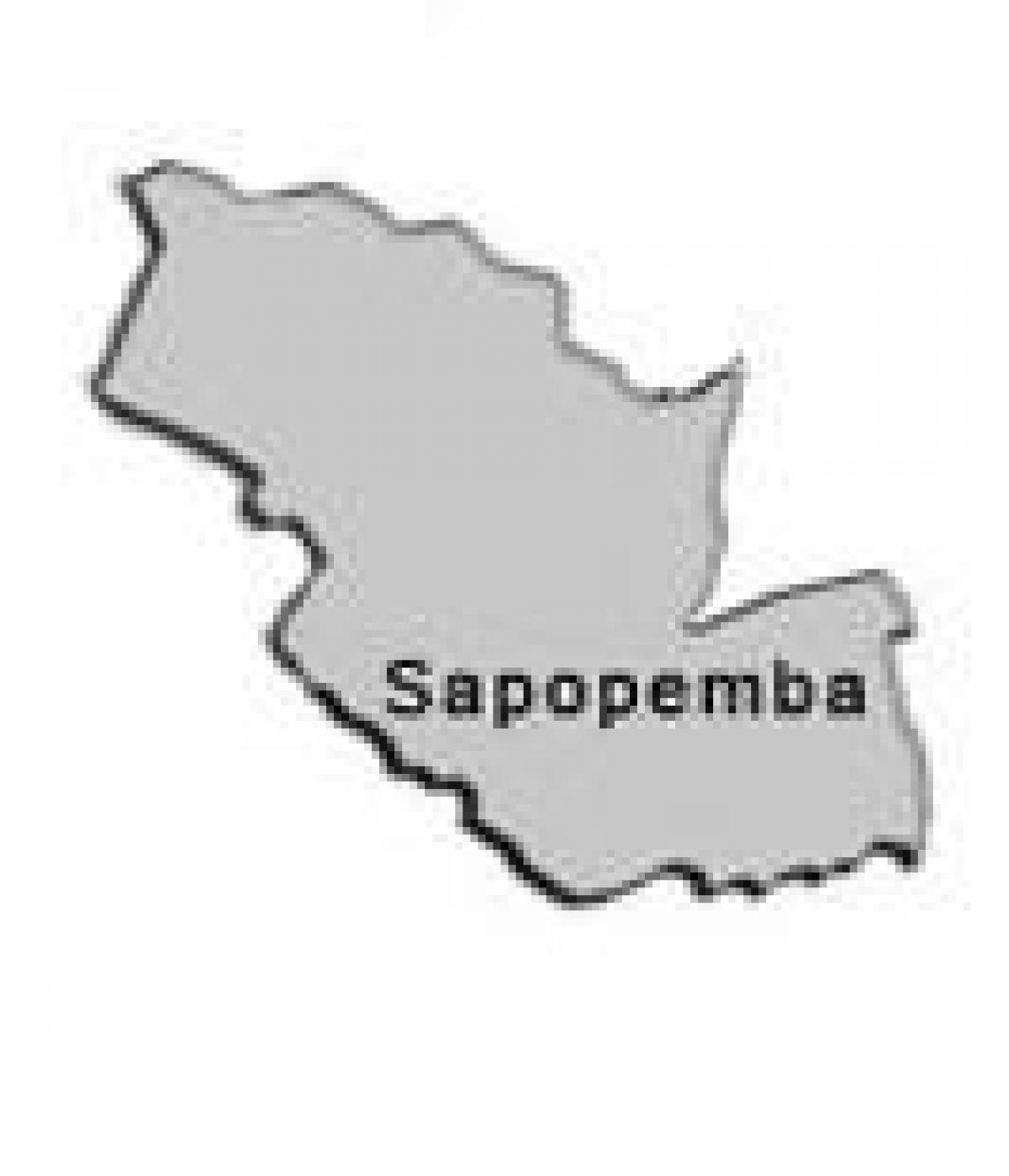 Kaart van Sapopembra sub-prefectuur