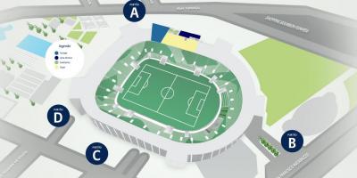 Kaart van Allianz Parque - Niveau 2
