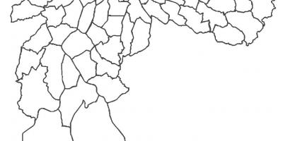 Kaart van de Alto de Pinheiros district