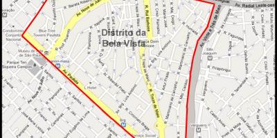 Kaart van São Paulo, Bela Vista