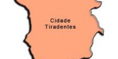 Kaart van Cidade Tiradentes-sub-prefectuur