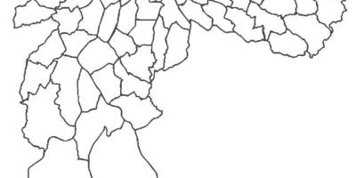 Kaart van Guaianases wijk
