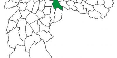 Kaart van Ipiranga wijk