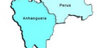 Kaart van Perus sub-prefectuur