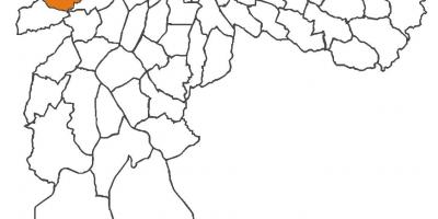 Kaart van Rio Pequeno wijk