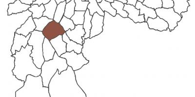 Kaart van Santo Amaro wijk