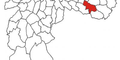 Kaart van São Mateus wijk