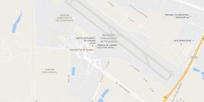 Kaart van VCP - Campinas luchthaven