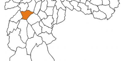 Kaart van Vila Andrade wijk