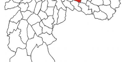 Kaart van Vila Formosa wijk