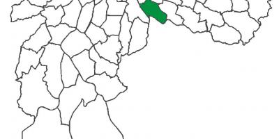 Kaart van Vila Prudente wijk