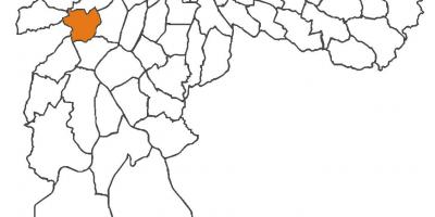 Kaart van Vila Sônia wijk