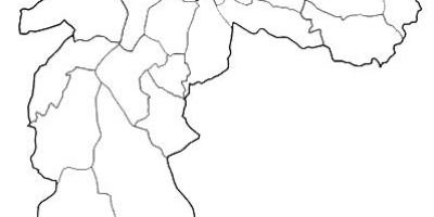Kaart van zone Noroeste São Paulo