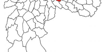 Kaart van Água Rasa wijk