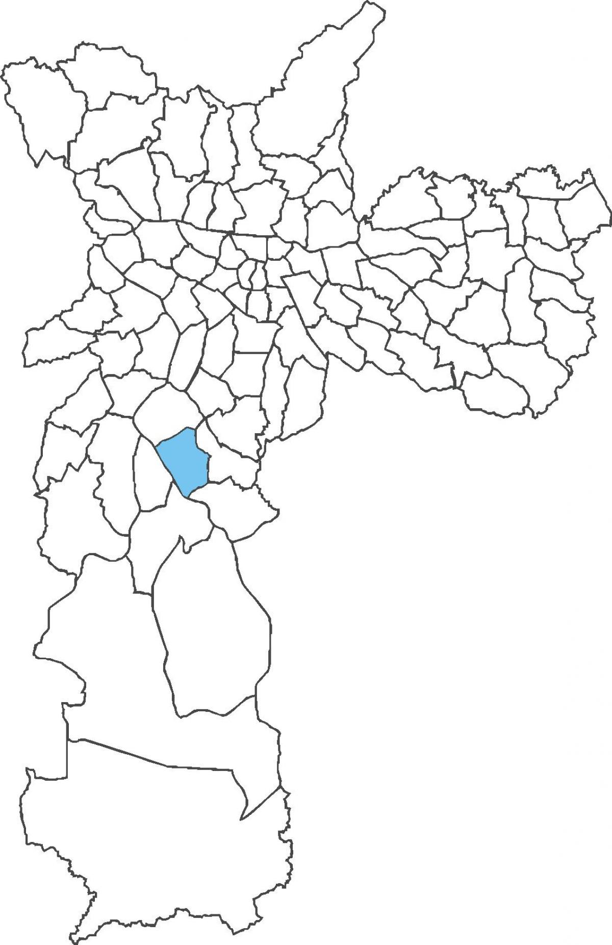 Kaart van Campo Grande wijk