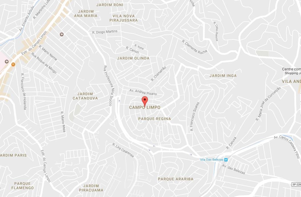 Kaart van Campo Limpo São Paulo