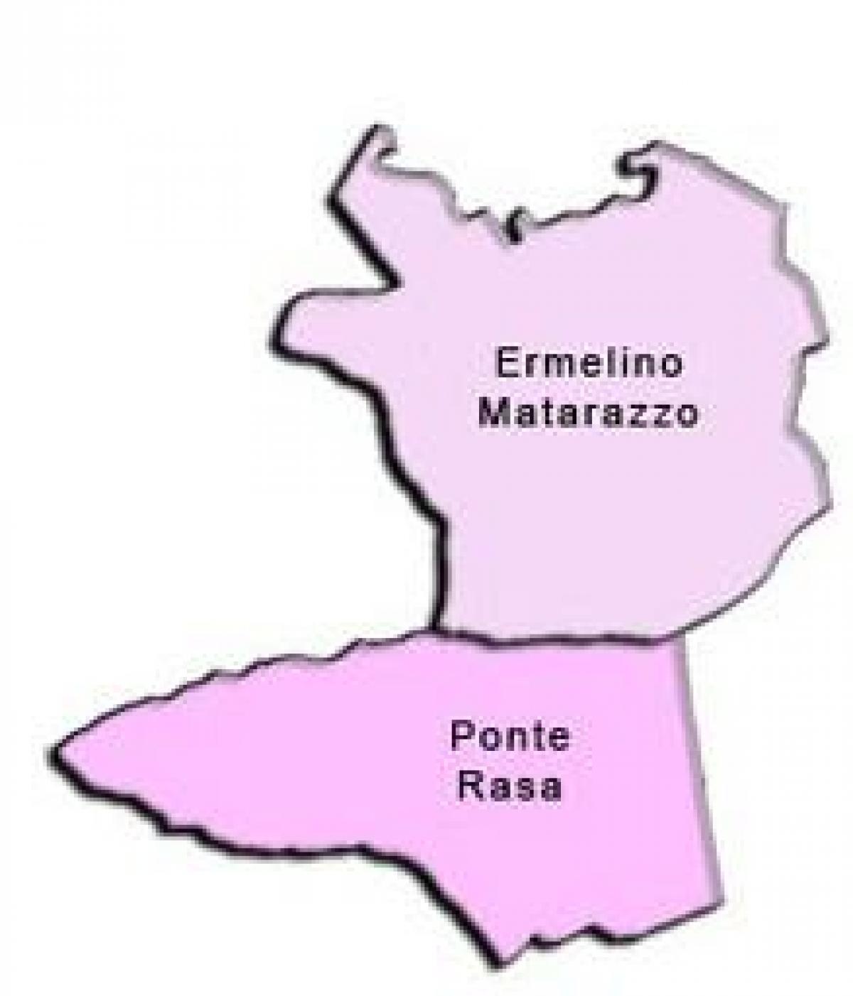 Kaart van Ermelino Matarazzo sub-prefectuur