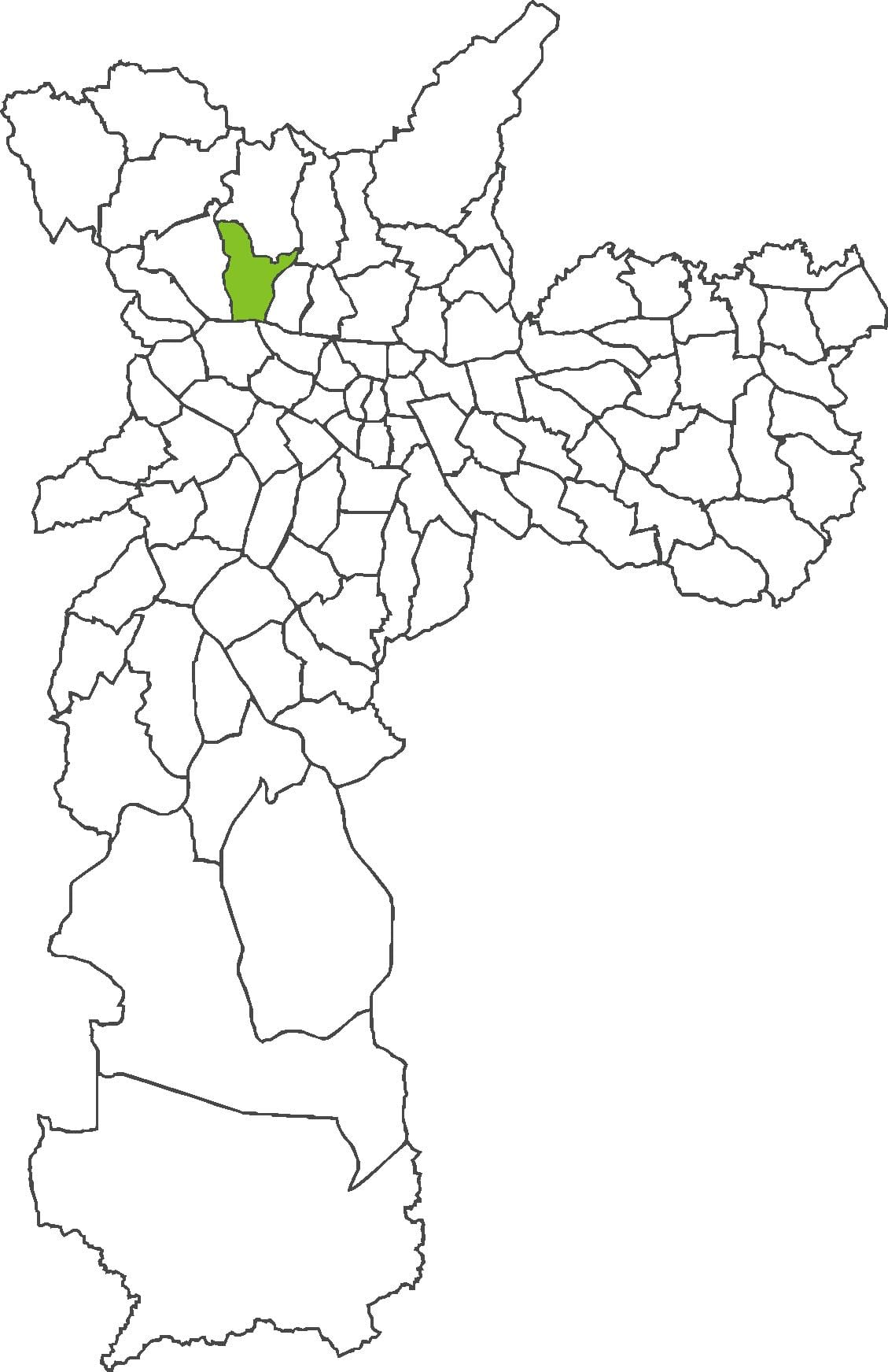 Kaart van Freguesia doen Ó wijk