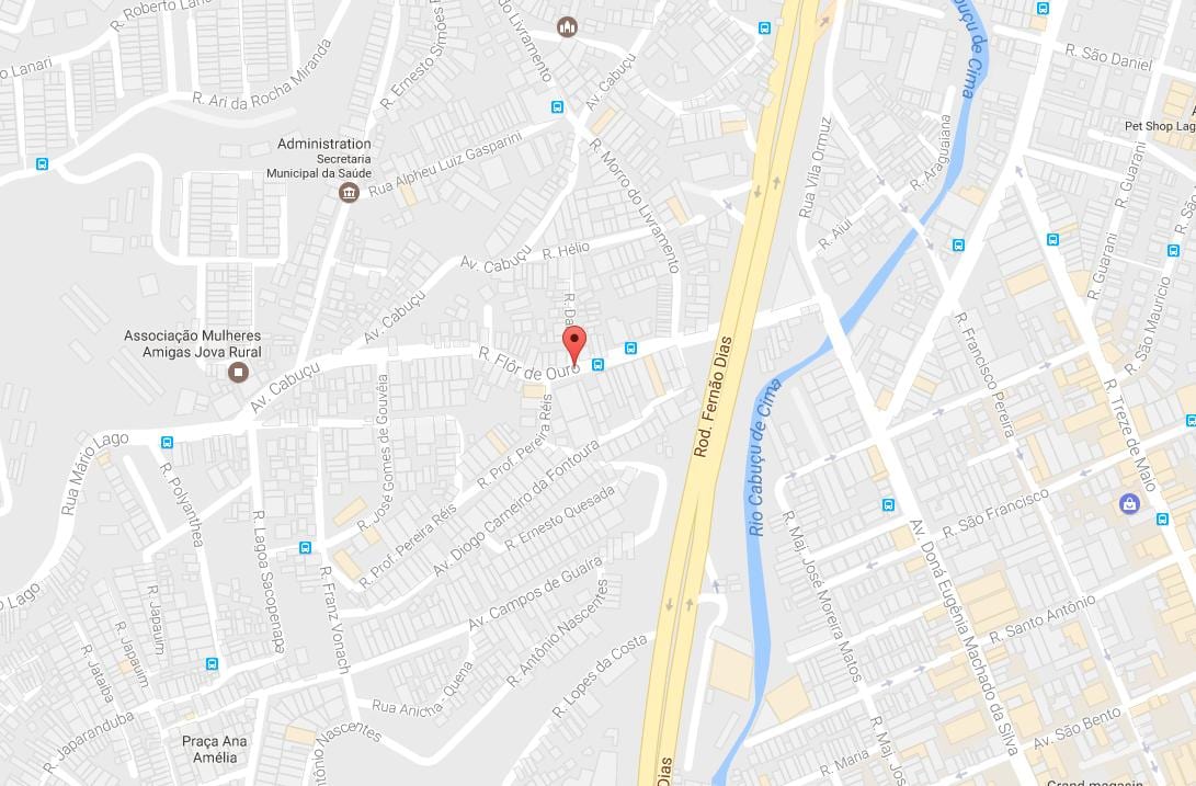 Kaart van Jaçanã São Paulo