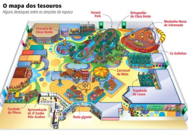 Kaart van Monica São Paulo park