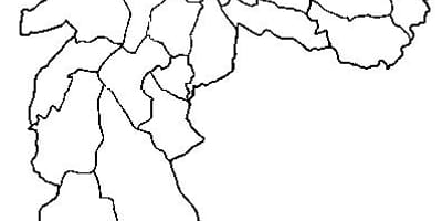 Kaart van Guaianases sub-prefectuur São Paulo