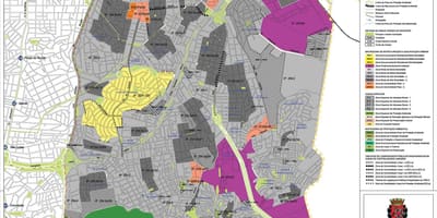 Kaart van Ipiranga São Paulo - Bezetting van de bodem