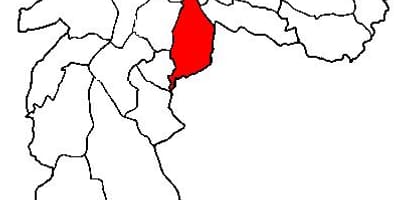 Kaart van Ipiranga sub-prefectuur São Paulo