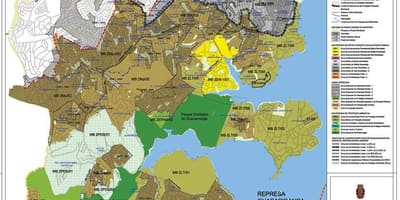 Kaart van M'Boi Mirim São Paulo - Bezetting van de bodem
