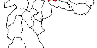 Kaart van Mooca sub-prefectuur São Paulo
