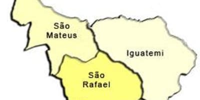 Kaart van São Mateus sub-prefectuur