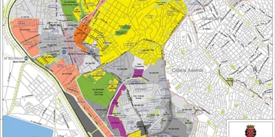 Kaart van Santo Amaro São Paulo - Bezetting van de bodem