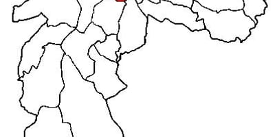 Kaart van Se sub-prefectuur São Paulo