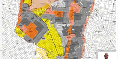 Kaart van Vila Mariana São Paulo - Bezetting van de bodem