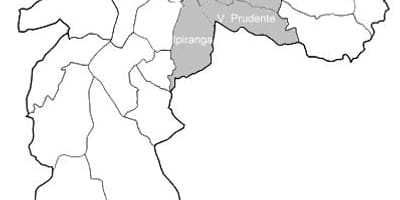 Kaart van zone Sudeste São Paulo
